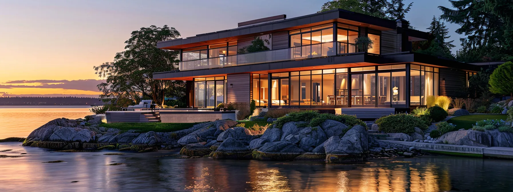 a sleek, modern landing page featuring a stunning waterfront property with a clear call-to-action button. a sleek, modern landing page featuring a stunning waterfront property with a clear call-to-action button.