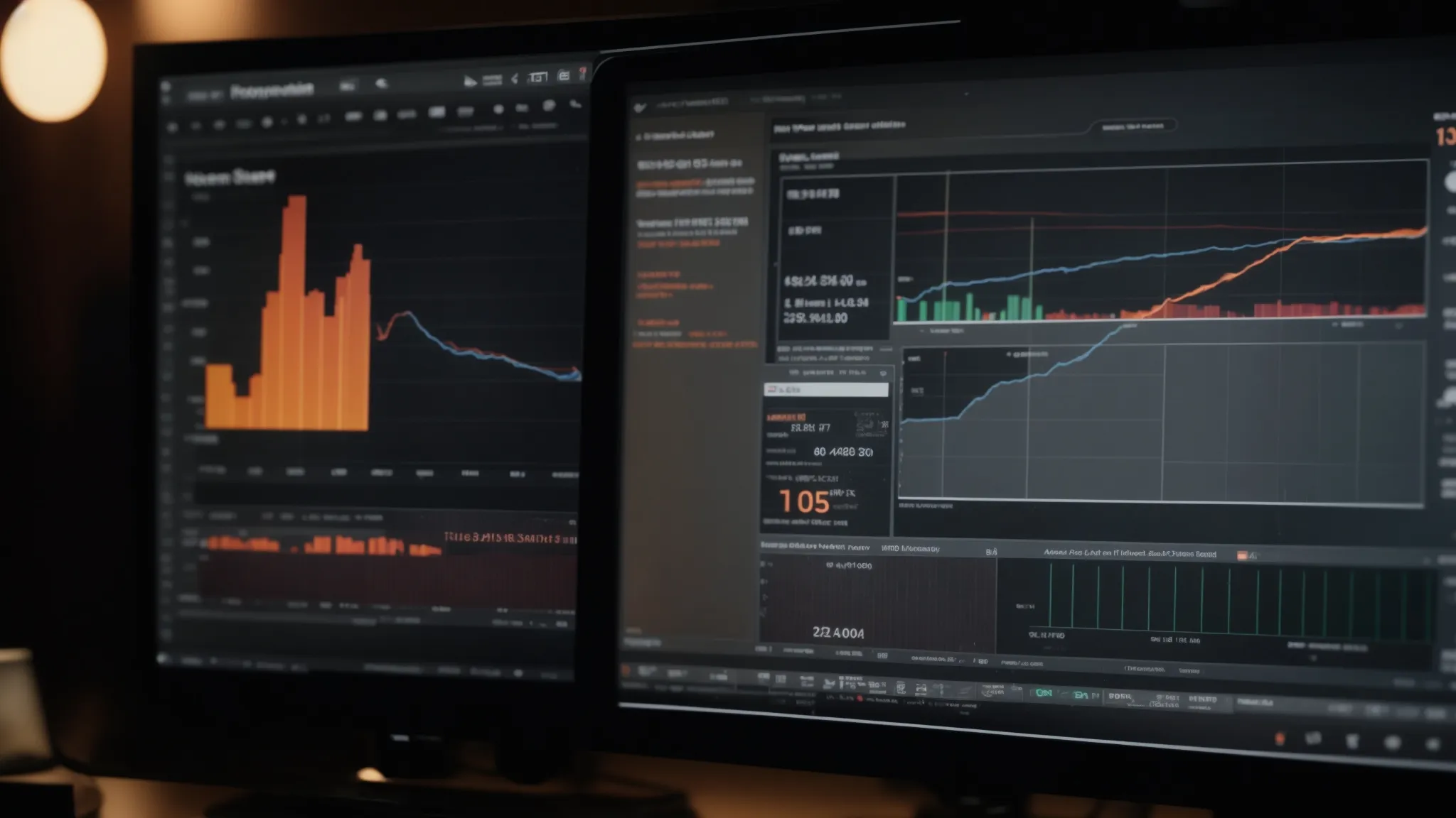 a computer screen showing a detailed analysis chart comparing seo strategies and performance between different competitors. a computer screen showing a detailed analysis chart comparing seo strategies and performance between different competitors.