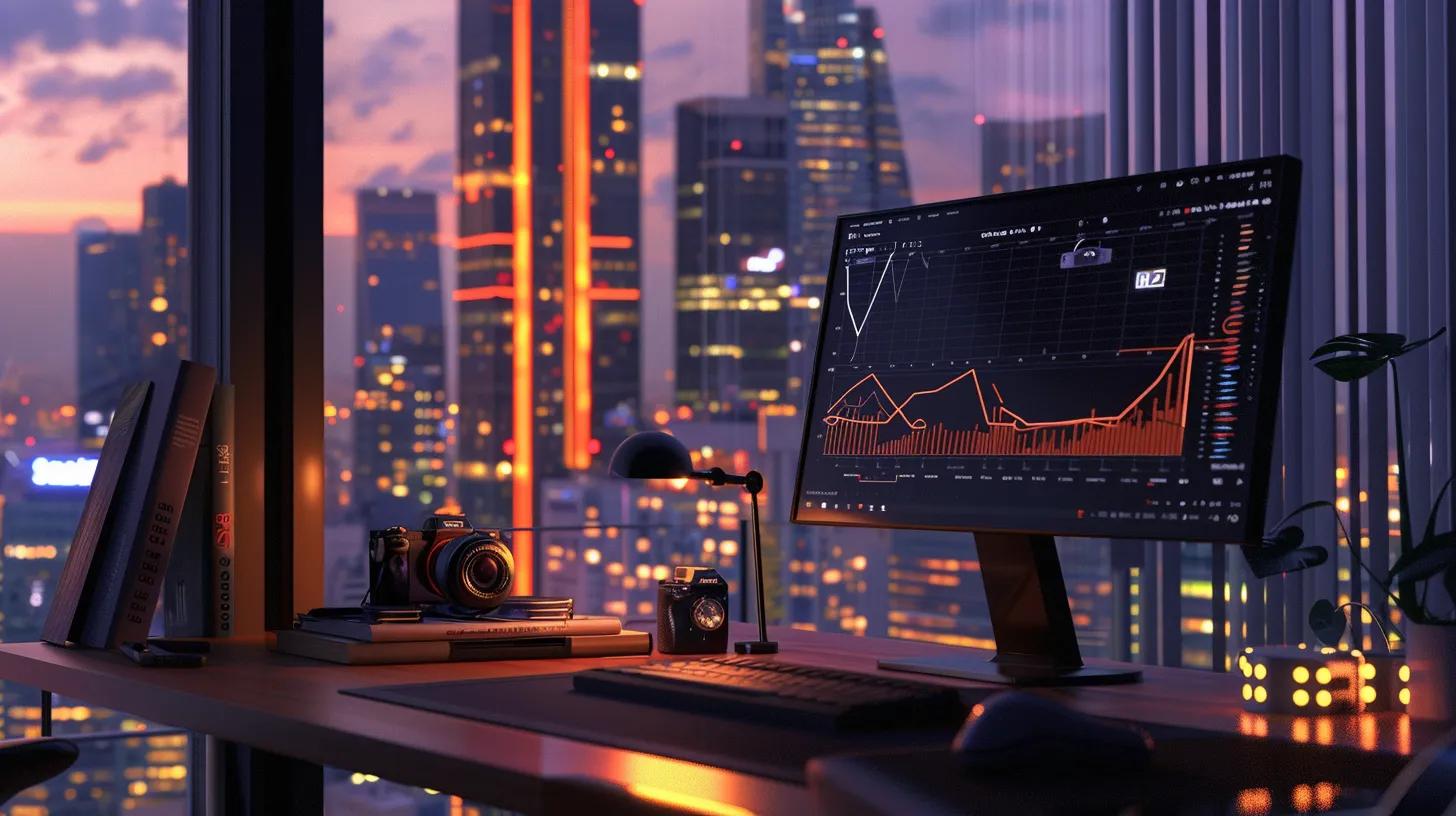 a visually compelling scene of a sleek modern workspace bathed in soft natural light, with a high-tech computer screen displaying vibrant analytics graphs, symbolizing the strategic analysis and optimization of seo performance in the real estate market. a visually compelling scene of a sleek modern workspace bathed in soft natural light, with a high-tech computer screen displaying vibrant analytics graphs, symbolizing the strategic analysis and optimization of seo performance in the real estate market.