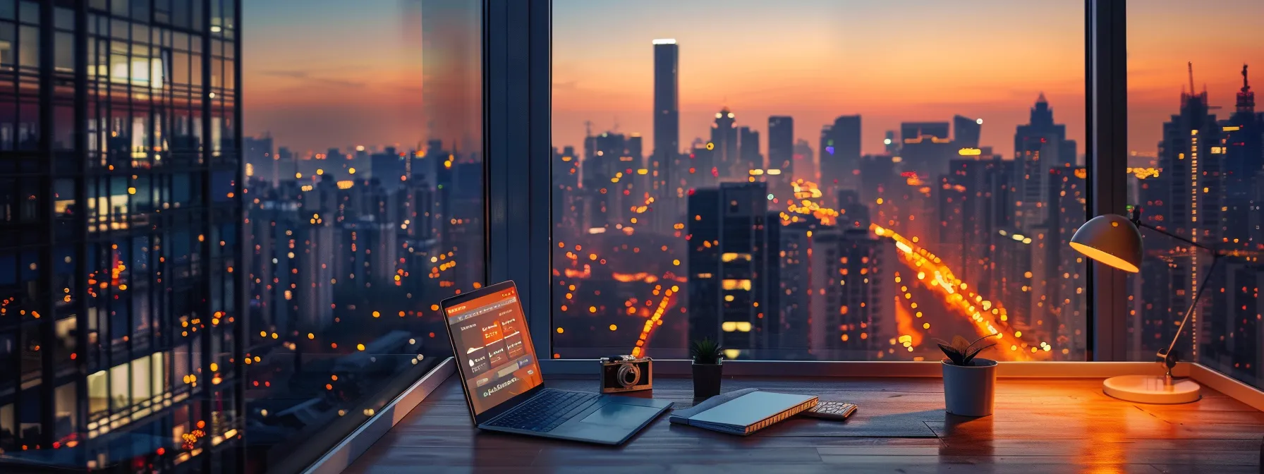 a modern, sleek real estate website interface showcases an elegant layout with intuitive navigation elements and vibrant visuals, embodying trust and professionalism in the online property market.